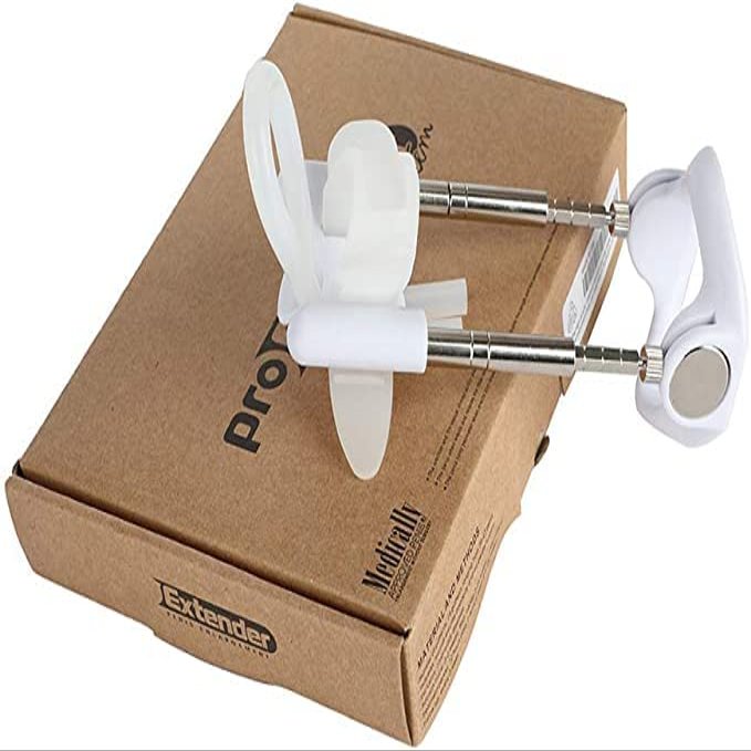 Generic Extra Comfort 4 Rod Hybrid Cradle Extender Traction System W/Silicone Sleeve Penile Traction Device