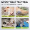 KISFLY Dog Elbow Brace Protector for Canine Elbow and Shoulder Support Elbow Calluses Pressure Sores and Shoulder Dislocation Elbow Braces for Dogs Prevent Licking Wound Right Leg M view 2