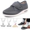 bumuam Women's Men Diabetic Shoes,Casual Adjustable Walking Shoes Wide Shoes with 3 Pairs Insoles Replacement for Elderly Diabetic Edema Swollen Feet Men 5/Women 6 view 3