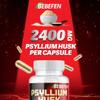 BEBEFEN Psyllium Husk Capsules 2400mg with Black Pepper - 2 Month Supply - Daily Soluble Fiber for Gut Health - Non-GMO and Gluten-Free Formula view 3