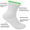 Glory Max 3, 6 or 12 Pairs Unisex Physicians Approved Circulatory Diabetic Quarter Crew Ankle Socks (as1, numeric, numeric_13, numeric_15, regular, regular, 3 Pairs White) view 2