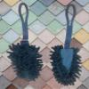 2-Pack Fuzzy Wuzzy Microfiber Dusters | Handle Home, Wood, Tile & Kitchen Cleaning | Blue, Washable 11x4 view 2