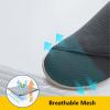 Women's Men Diabetic Shoes,Orthopedic Lightweight Comfy Casual Slippers for Elderly Swollen Feet Arthritis Recovery Men 5.5/Women 6.5 Dark Gray view 2
