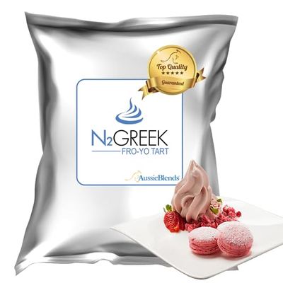 AussieBlends Greek Frozen Yogurt Mix Tart For Froyo, Soft Serve, and Rolled Ice Cream | Froyo Mix, Greek Yogurt Powder | Tart Flavor, 1-Pack, Imported