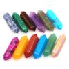 1pc Hexagonal Columns Natural Stone and Crystals Quartz Pendulum Point Wand Ore Mineral Crafts Home Decor view 1