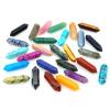 1pc Hexagonal Columns Natural Stone and Crystals Quartz Pendulum Point Wand Ore Mineral Crafts Home Decor view 3
