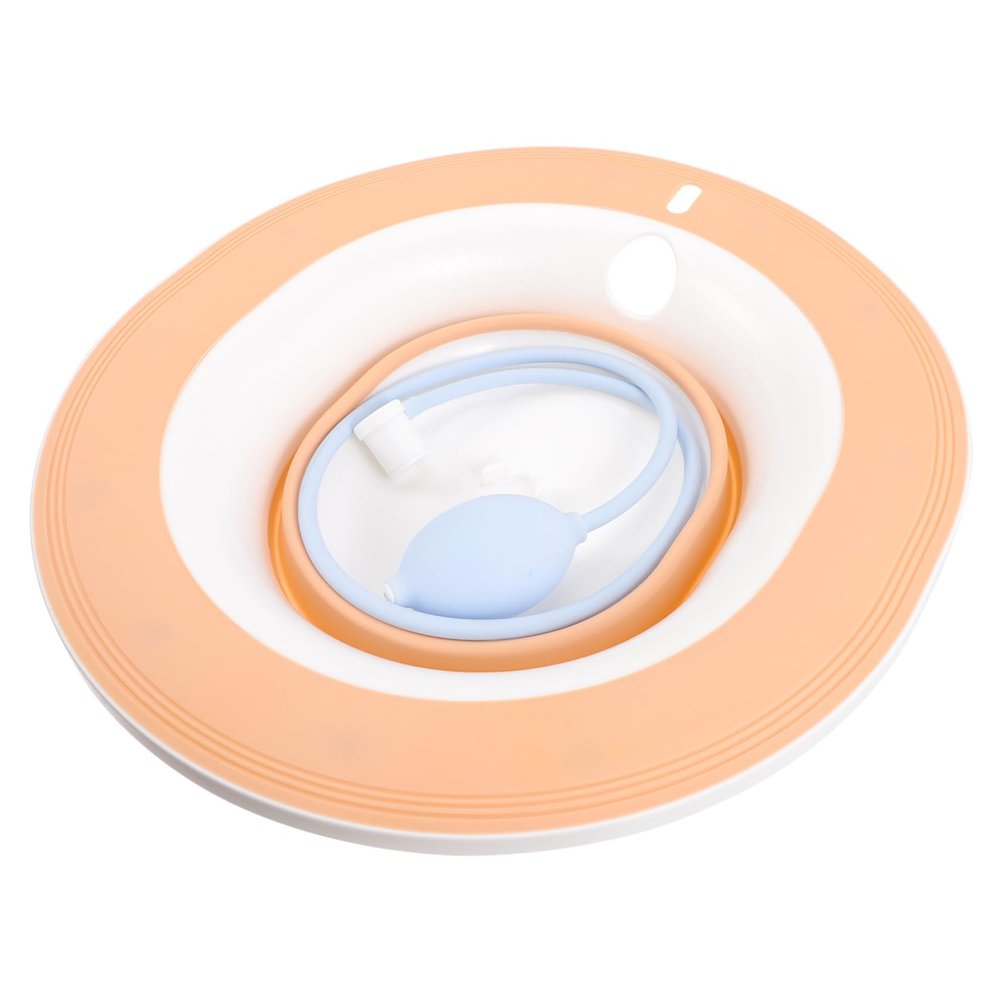 FOYTOKI Women Sitz Bath Basin Ergonomic Design for Comfort Soaking Basin for Postpartum Care Treatment for Safe and Convenient Use Fits Toilets with Hose