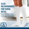 Diamond Star 6 Pairs Diabetic Knee High Socks for Men  Over the Calf Cotton Socks, Non-Binding Comfortable Fit  Mens Shoe Size 1316 (2 Pairs Black, 2 Pairs White, 2 Pairs Grey) view 3
