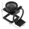 20X 28mm Foldable Scale Magnifier LED Illumination Light Printing Magnification Lupa Optical Lenses Magnifying Glass Home Tools view 4