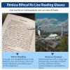 KISSOUL Rimless Bifocal Photochromic Reading Glasses Men Computer Readers Anti-blue Light Transition Sunglasses with Readers view 3