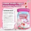 Nat Bit Freeze Dried Yogurt Snack, Crispy Yogurt Snack, Snacks Yogurt Melts, Healthy Snack No preservatives - Strawberry Flavors (0.7 Oz Packet, 12 Count) view 2