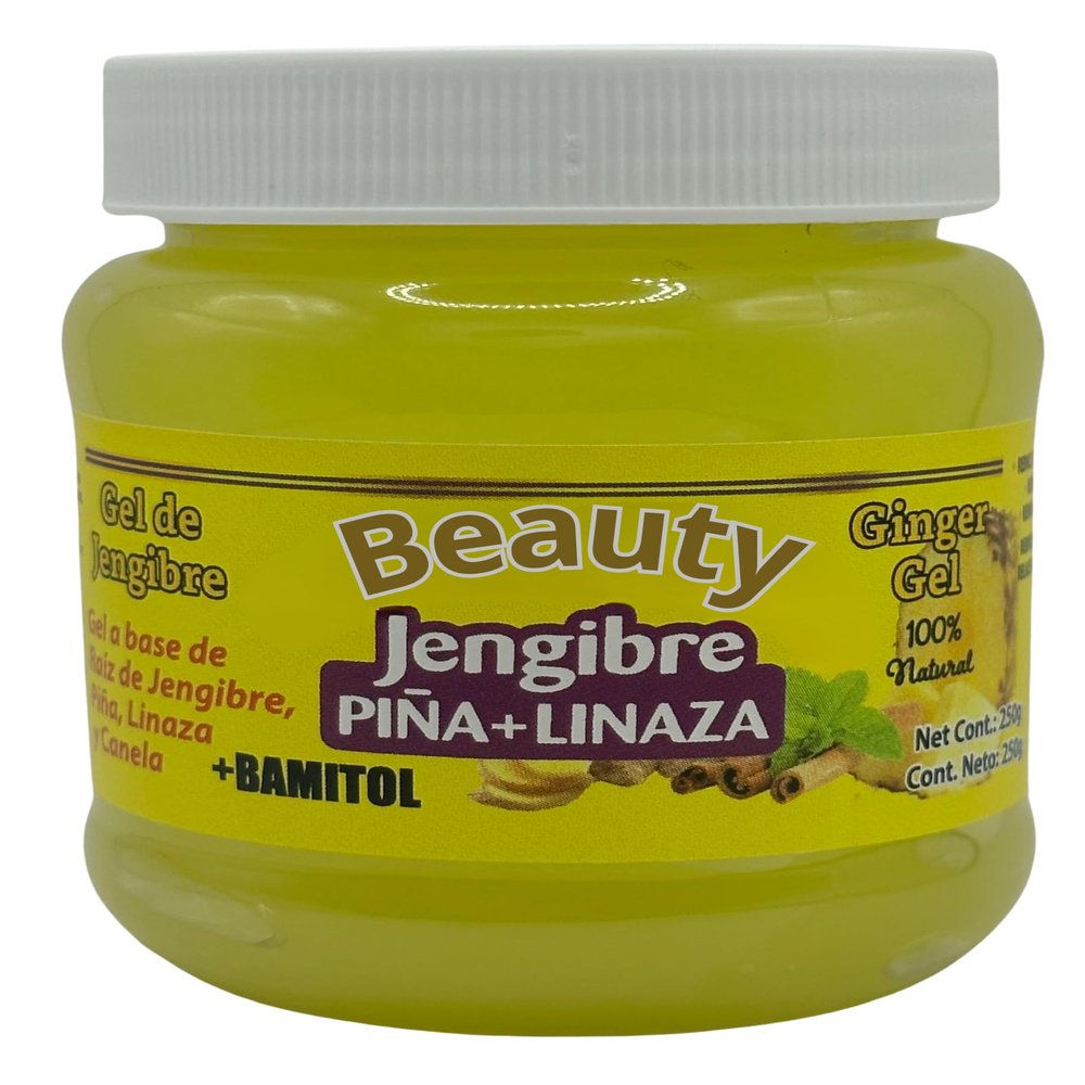 B-Experts Gel de Jengibre + Bamitol Jengibre Reduce la Inflamacin Reductor Quemagrasas 250g/Ginger Gel + Bamitol Ginger Reduces Inflammation Fat Burning Reducer 250g (3)