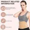 3Pcs Castor Oil Pack Wrap, Reusable Organic Castor Oil Pack for Liver Detox Insomnia, Constipation and Inflammation, Adjustable Elastic Strap Bamboo Cotton Machine Washable, Less Mess Anti Oil Leak view 4