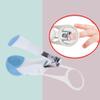 ibasenice Baby Nail Clippers with 2X Magnifying Glass Infant Nail Care Tool Steady Grip Baby Manicure Trimmer Safe for Newborns view 3