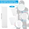 24 Pcs Athletic Turf Tape Easy to Apply Athletic Tape Football Turf Tape Easy Tear No Sticky Residue Tape for Athlete, Sport Trainers, 15.75 x 3.94 Inches (White) view 2
