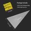 Awpeye 100PCS Clear Cone Shaped Treat Bags - 5.12x9.84 Inches Plastic Cone Bags with 100PCS Gold Twist Ties view 2