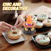 Abaodam 10 Sets Halloween Candy Boxes Trick or Treat Paper Boxes Cone Shaped Treat Box Black Cat Cookie Boxes Mini Cardboard Box for Halloween Party Favor Supplies view 4