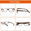 NORPERWIS Reading Glasses 5 Pairs Quality Readers Spring Hinge Glasses for Reading for Men and Women (5 Pack Mix Color -4, 2.25) view 4