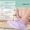 Bulinlulu Diabetic Socks for Women Men-6 Pairs Bamboo Viscose Non Binding Diabetic Ankle Low Cut Sock Size 6-9 9-11Pure-Large view 3
