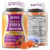 1Pack Fiber Gummies for Adults with Psyllium Husk, 7G(Soluble + Insoluble) Daily Prebiotic Fiber with Inulin, FOS, Guar Gum, Multivitamins for Daily Digestive Health, Regularity Gut Support,Sugar Free view 1