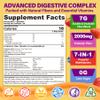 1Pack Fiber Gummies for Adults with Psyllium Husk, 7G(Soluble + Insoluble) Daily Prebiotic Fiber with Inulin, FOS, Guar Gum, Multivitamins for Daily Digestive Health, Regularity Gut Support,Sugar Free view 2