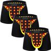 3 Packs Magnetic Therapy Energetic Men Pant Tourmaline Prostate Therapy Panties Health Care Enlargement Panties (Color : 1, Size : Large) view 1