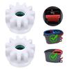 2 Pcs Easy Mop Pedal Broom Spin Mop Replacement One Way Clutch Bearing Bucket Gear Sprockets Repair Compatiable with Oceda Vilida and Market 90% Spin Mop System (2 Pcs Bearing Bucket Gears) view 1