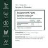 Eclectic Herb - Spinach Powder Supplement | Nutritional Support, Vitamins + Minerals | Superfood Powder + Daily Greens Drink Mix | USDA Organic, Non-GMO, Vegan (3.2 oz | 90 g) view 2