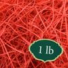 Arcadia Garden Products 1 lbs - Red Straight Shredded Color Paper Filler Box Stuffing for Gift Wrapping & Crafts, Basket Filling, Confetti, Packaging & Shipping - RPS01RD view 1
