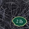 Arcadia Garden Products 2 lbs - Black Straight Shredded Color Paper Filler Box Stuffing for Gift Wrapping & Crafts, Basket Filling, Confetti, Packaging & Shipping - RPS02BK view 1