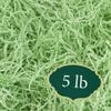 Arcadia Garden Products 5 lbs - Sage Crinkle Shredded Color Paper Filler Box Stuffing for Gift Wrapping & Crafts, Basket Filling, Confetti, Packaging & Shipping - RPC05SG view 1