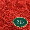 Arcadia Garden Products 2 lbs - Red Crinkle Shredded Color Paper Filler Box Stuffing for Gift Wrapping & Crafts, Basket Filling, Confetti, Packaging & Shipping - RPC02RD view 1
