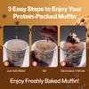Bootylicious | 25g Protein Muffin | Chocolate Chip | Low Carb, 16g Fiber, Low Glycimic Index, Low Sugar, 2.39oz Cup, 12-Pack view 4