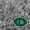 Arcadia Garden Products 1 lbs - Gray Crinkle Shredded Color Paper Filler Box Stuffing for Gift Wrapping & Crafts, Basket Filling, Confetti, Packaging & Shipping - RPC01GY view 1