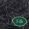 Arcadia Garden Products 5 lbs - Black Crinkle Shredded Color Paper Filler Box Stuffing for Gift Wrapping & Crafts, Basket Filling, Confetti, Packaging & Shipping - RPC05BK view 1