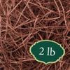 Arcadia Garden Products 2 lbs - Brown Straight Shredded Color Paper Filler Box Stuffing for Gift Wrapping & Crafts, Basket Filling, Confetti, Packaging & Shipping - RPS02BR view 1