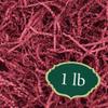 Arcadia Garden Products 1 lbs - Burgundy Crinkle Shredded Color Paper Filler Box Stuffing for Gift Wrapping & Crafts, Basket Filling, Confetti, Packaging & Shipping - RPC01BY view 1