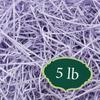 Arcadia Garden Products 5 lbs - Lavender Straight Shredded Color Paper Filler Box Stuffing for Gift Wrapping & Crafts, Basket Filling, Confetti, Packaging & Shipping - RPS05LA view 1