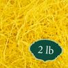 Arcadia Garden Products 2 lbs - Yellow Crinkle Shredded Color Paper Filler Box Stuffing for Gift Wrapping & Crafts, Basket Filling, Confetti, Packaging & Shipping - RPC02YW view 1