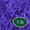 Arcadia Garden Products 5 lbs - Purple Crinkle Shredded Color Paper Filler Box Stuffing for Gift Wrapping & Crafts, Basket Filling, Confetti, Packaging & Shipping - RPC05PU view 1