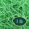 Arcadia Garden Products 1 lbs - Green Straight Shredded Color Paper Filler Box Stuffing for Gift Wrapping & Crafts, Basket Filling, Confetti, Packaging & Shipping - RPS01GN view 1