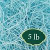 Arcadia Garden Products 5 lbs - Light Blue Straight Shredded Color Paper Filler Box Stuffing for Gift Wrapping & Crafts, Basket Filling, Confetti, Packaging & Shipping - RPS05LB view 1
