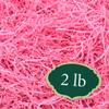 Arcadia Garden Products 2 lbs - Pink Crinkle Shredded Color Paper Filler Box Stuffing for Gift Wrapping & Crafts, Basket Filling, Confetti, Packaging & Shipping - RPC02PK view 1