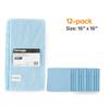 COASTWIDE Professional Microfiber Wipers, Blue Suede, 24/Carton (CW52880/BPRVS) view 2