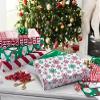 American Greetings Christmas Gift Boxes with Lids for Presents, Festive Designs, Assorted Sizes (6 Medium Shirt and 4 Large Robe Boxes) for Winter Holidays, Christmas in July, or Any Occasion view 2