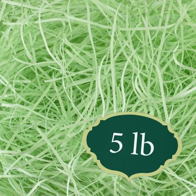 Arcadia Garden Products 5 lbs - Sage Straight Shredded Color Paper Filler Box Stuffing for Gift Wrapping & Crafts, Basket Filling, Confetti, Packaging & Shipping - RPS05SG