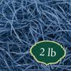 Arcadia Garden Products 2 lbs - Blue Straight Shredded Color Paper Filler Box Stuffing for Gift Wrapping & Crafts, Basket Filling, Confetti, Packaging & Shipping - RPS02BL view 1