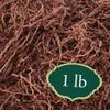 Arcadia Garden Products 1 lbs - Brown Crinkle Shredded Color Paper Filler Box Stuffing for Gift Wrapping & Crafts, Basket Filling, Confetti, Packaging & Shipping - RPC01BR view 1