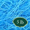 Arcadia Garden Products 5 lbs - Turquoise Straight Shredded Color Paper Filler Box Stuffing for Gift Wrapping & Crafts, Basket Filling, Confetti, Packaging & Shipping - RPS05TU view 1
