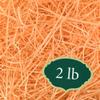 Arcadia Garden Products 2 lbs - Peach Straight Shredded Color Paper Filler Box Stuffing for Gift Wrapping & Crafts, Basket Filling, Confetti, Packaging & Shipping - RPS02PE view 1